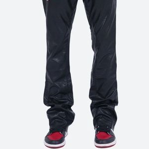 MNML B169 VEGAN Leather Flare Pant Size 31